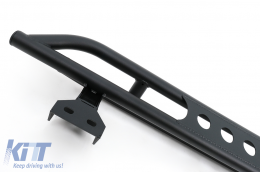 Running Boards Side Steps Nerf Bars suitable for Jeep Wrangler JL (2018-Up) 4 Doors Iron-image-6110380