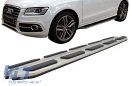 Running Boards Side Steps suitable for Audi Q5 8R (2008-2016) OE Design-image-6090753