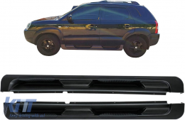 Running Boards Side Steps suitable for Hyundai Tucson JM (2004-2010)-image-6100887