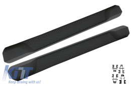 Running Boards Side Steps suitable for Jeep Wrangler JL (2018-Up) 2 Doors-image-6060165