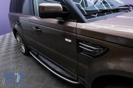 Running Boards Side Steps suitable for Land Range Rover Sport L320 (2005-2013) with Pre-cut Door Sills-image-6089612