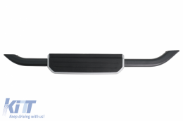 Running Boards Side Steps suitable for Land Rover Defender L663 90 (2020-up) Black Edition-image-6106369