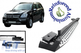 Running Boards Side Steps suitable for Mercedes GL-Class X164 (2006-2013)-image-6089379