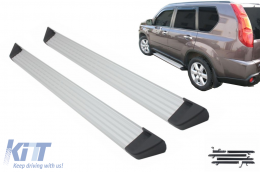 Running Boards Side Steps suitable for Nissan X-Trail II (2007-2012)-image-6069629