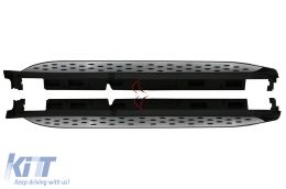 Running Boards suitable for Mercedes GL-Class X166 (2012-2015) GLS-Class Facelift (2016-2018) Side Steps with LED Courtesy Light-image-6018930