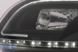 Scheinwerfer LED DRL Tagfahrlicht für AUDI A4 B7 11.04-03.08 Headlamp Schwarz-image-6093257