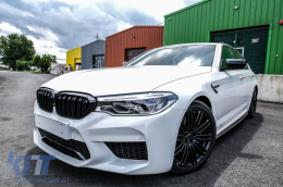 Seitenschweller Erweiterungen für BMW 5er G30 G31 17+ M5 Design Schwarz-image-6091759