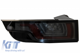 Динамичен Sequential Turning Light Full LED Задни светлини , подходящи за Range ROVER Evoque L538 (2011-2014) Light Bar дим Черен-image-6045797