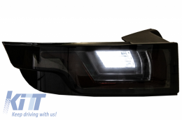 Динамичен Sequential Turning Light Full LED Задни светлини , подходящи за Range ROVER Evoque L538 (2011-2014) Light Bar дим Черен-image-6045802