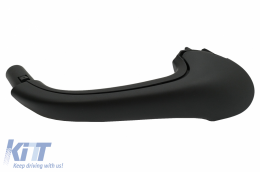 Set of Front Doors Pull Handles Interior suitable for Mercedes C-Class W203 S203 (2000-2007) Black-image-6086065