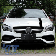 Set Sticker Side Decals&Upper Bonnet Roof Tailgate Matte Black suitable for MERCEDES Benz CLA W117 C117 X117 (13-16) W176 (12-18) 45 A-Design Edition 1-image-6036368