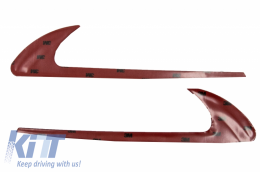 Side Fender Vents Trim Wing suitable for Mercedes C-Class W205 S205 E-Class W213 S213 Red-image-6044438