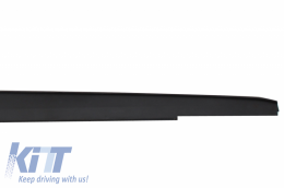 Side Skirts Extension suitable for BMW 5 Series G30 Limousine G31 Touring (2017-up) M Design Piano Black-image-6043512