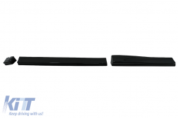 Side Skirts Extensions suitable for Ford Puma (2019-Up) Piano Black only for ST-Line-image-6097775