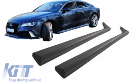 Side Skirts suitable for Audi A7 4G (2011-2014) RS7 Design Add-on-image-6049624