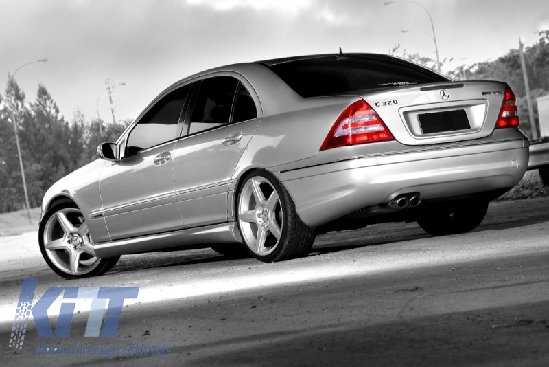 Side Skirts suitable for MERCEDES Benz W203 C-Class (2001-2007) A-Design 