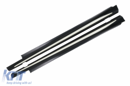 Side Skirts suitable for Mercedes C-Class W205 S205 (2014-2020) Sport C63 Design - SSMBW205N