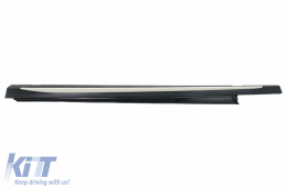 Side Skirts suitable for Mercedes C-Class W205 S205 (2014-2020) Sport C63 Design-image-6110454