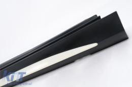 Side Skirts suitable for Mercedes C-Class W205 S205 (2014-2020) Sport C63 Design-image-6110455