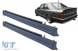 Side Skirts suitable for Mercedes E Class W124 S124 (10.1989-06.1996) Sedan Station-Wagon - SSMBW124A