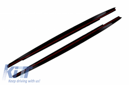 Side Skirts with Extensions suitable for BMW 5 Series G30 Limousine G31 Touring (2017-up) M5 Design-image-6091761