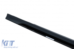 Side Skirts with Moldings Add On suitable for Audi A5 F5 Sportback Facelift (2020-Up) Racing Look-image-6098926