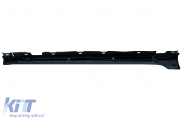 Side Skirts with Moldings Add On suitable for Audi A5 F5 Sportback Facelift (2020-Up) Racing Look-image-6098929