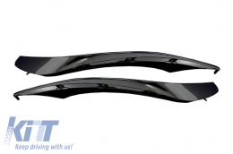 Splitter pare-chocs pour pour MERCEDES W222 Classe S S63 Look 13+ Noir Edition--image-6021981