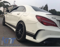 Splitters Lato Sfogo Canards per MERCEDES CLA W117 C117 X117 13-18 CLA45 Look--image-6032847