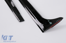 Spoiler aletta per finestrino posteriore per VW Polo AW MK6 2018-up nero lucido-image-6063076