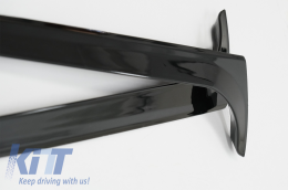 Spoiler aletta pinna lunotto posteriore per VW Golf 6 2008-2012 nero lucido-image-6063088