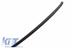 Spoiler arrière pour AUDI A4 B8 Berline 2008-2015 Becquet Coffre Noir Mat--image-6049134