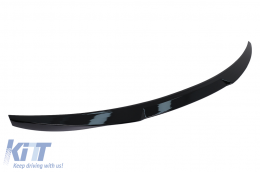 Spoiler bagagliaio Parafango per BMW Serie 1 E82 Coupe E88 Cabrio 07-13 Nero lucido-image-6100623