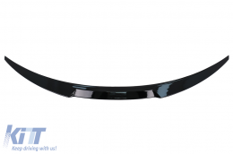 Spoiler bagagliaio Parafango per BMW Serie 1 E82 Coupe E88 Cabrio 07-13 Nero lucido-image-6100624