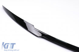 Spoiler bagagliaio Parafango per BMW Serie 1 E82 Coupe E88 Cabrio 07-13 Nero lucido-image-6100627