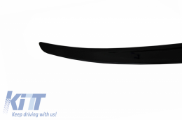 Spoiler bagagliaio per Audi A4 B8 Berlina 08-15 Trunk spoiler Nero Brillante-image-6049124