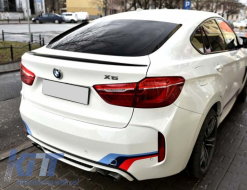 Spoiler bagagliaio per BMW X6 F16 2015+ Sport Look Nero lucido-image-6045018