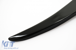 Spoiler bagagliaio per Mercedes CLA C117 W117 2013-2018 4 Porta Coupé Nero lucido-image-6090703