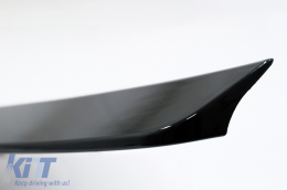 Spoiler bagagliaio per Mercedes Classe E W212 2009-2016 Facelift Look Nero lucido-image-5990410