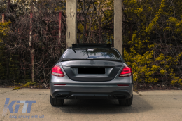 Spoiler Bagagliaio per Mercedes Classe E W213 2016+ Trunk Spoiler Nero Opaco-image-6100144