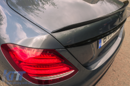 Spoiler Bagagliaio per Mercedes Classe E W213 2016+ Trunk Spoiler Nero Opaco-image-6100146