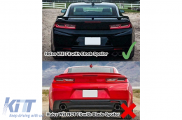 Spoiler bagagliaio Spoiler per Chevrolet Camaro 16+ nero lucido ABS-image-6093020