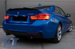 Spoiler Bequet Aileron Coffre pour BMW Série 4 Coupé F32 2013+ M4 CSL Look-image-6060285