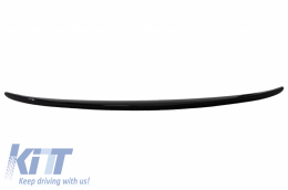 Spoiler Bequet Aileron Coffre pour Mercedes C W205 14-17 AMG Look Noir Brillant-image-6043538