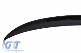 Spoiler Bequet Aileron pour BMW Série 4 F32 Coupe 2013+ M4 Look Carbone Réel-image-6042995