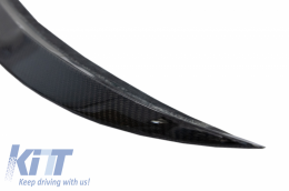 Spoiler Bequet Aileron pour BMW Série 4 F32 Coupe 2013+ M4 Look Carbone Réel-image-6042996