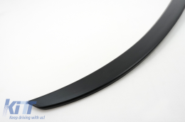 Spoiler cofano bagagliaio per BMW Serie 3 F30 2010+ M3 Design Nero opaco-image-6049536