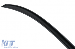 Spoiler cofano bagagliaio per BMW Serie 3 F30 2010+ M3 Design Nero opaco-image-6072719