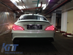 Spoiler Coffre Bagages pour Mercedes CLA C117 W117 13-18 Aileron 4 portes Coupé-image-6021627