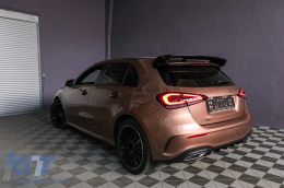 Spoiler coperchio per Mercedes Classe A Hatchback W177 18+ A45 Look nero-image-6086100